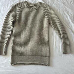 IRO 100% Malyn Wool Ribbed Knit Sweater